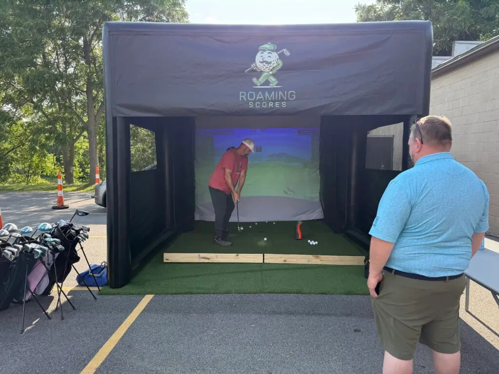 mobile golf simulator rental