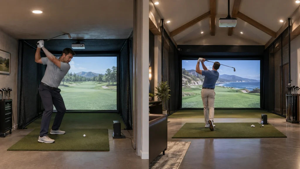 How High Ceiling For Golf Simulator Madison Ohio