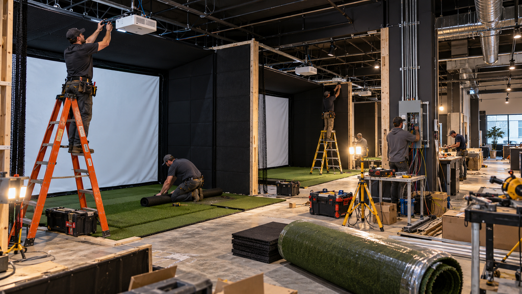 Building a Golf Simulator Facility