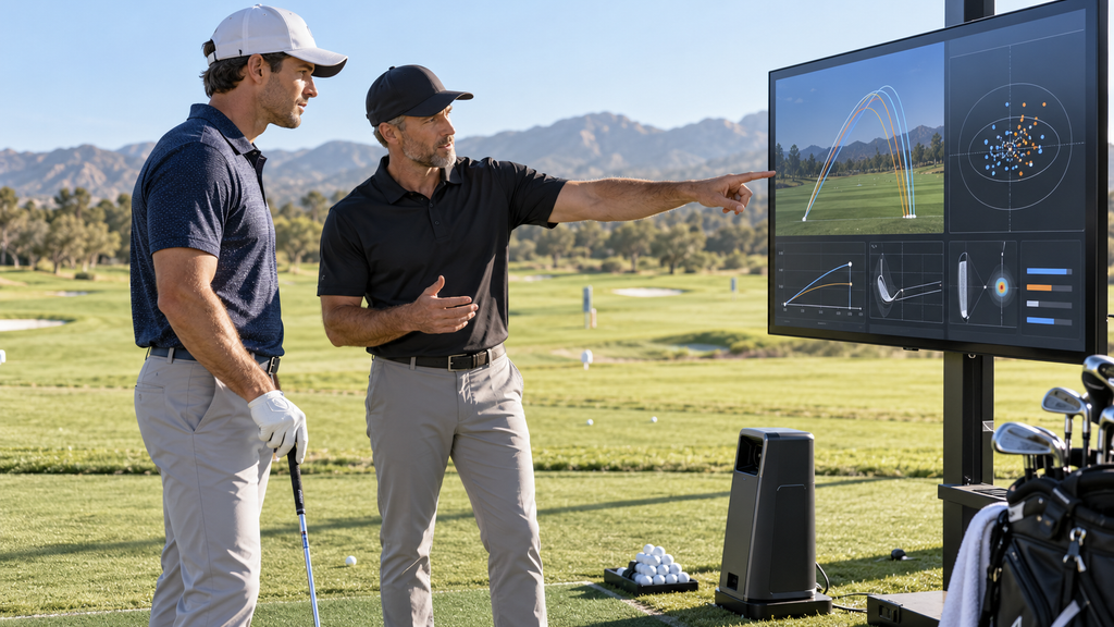Golf Coaching with Launch Monitor