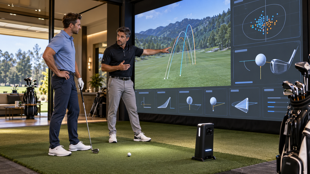 Indoor Golf Simulator Coaching Session