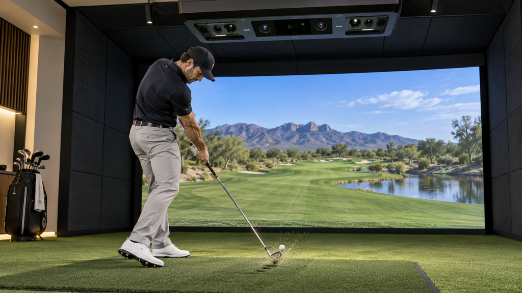 Indoor Golf Simulator Swing