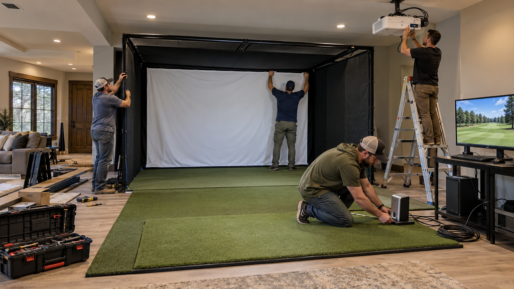 Installing a Home Golf Simulator